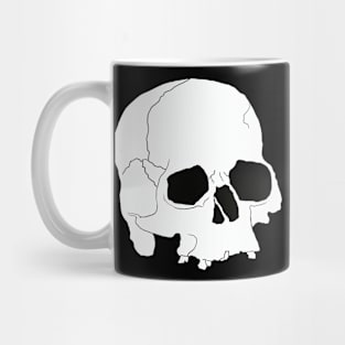 White skull Mug